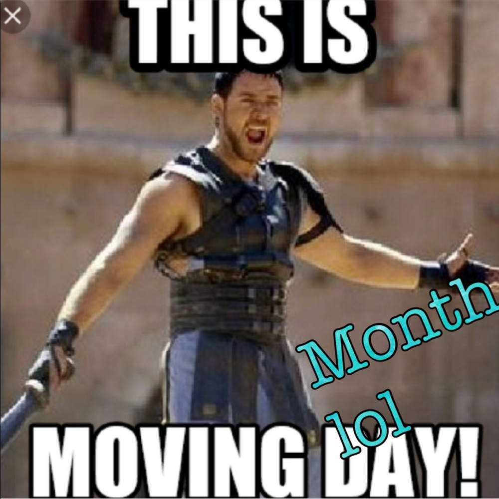 I'm STILL moving. Yes,its taking4evr COMEONOVER🤗
